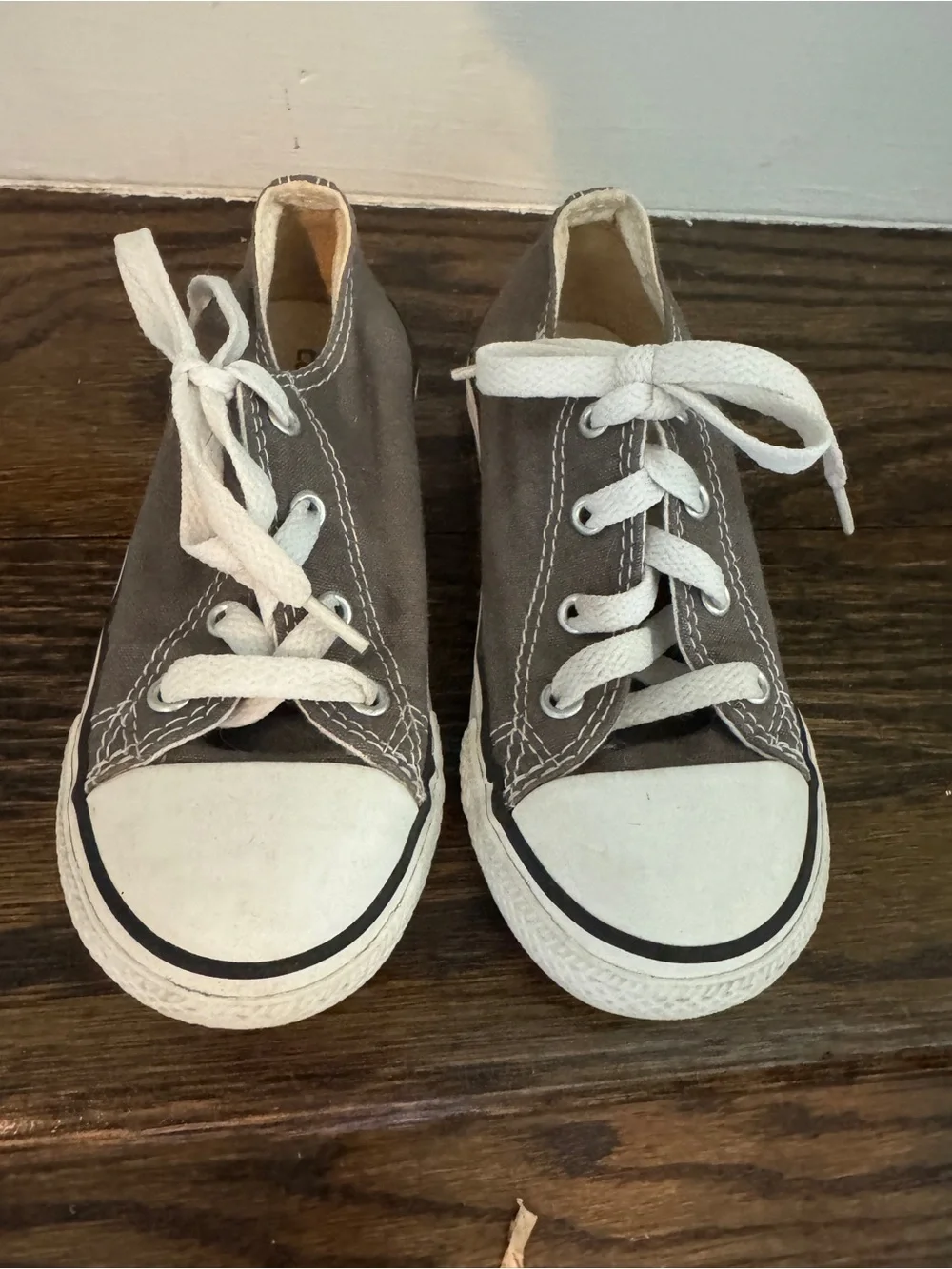 Toddler Baby Converse Classic Gray Canvas Kids Sneakers